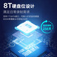 HIKVISION海康威视网络监控硬盘录像机 4路poe网线供电H.265编码1080P解码DS-7804N-Q1/4P
