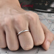 GsunG men's platinum glossy ring PT950 pure platinum women's ring ring simple solid ring platinum ring priced by gram, contact customer service before bidding