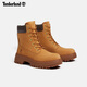 Timberland Official Kick-Start Chaussures pour femmes, grosses bottes jaunes, haut haut, semelle épaisse, augmenter la hauteur et les éclaboussures d'eau A6GCF A6GCF754 / Couleur de blé 36