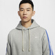 Nike (Nike) Offizieller Therma-Fit-Männer Plus Fleece Basketball Pullover Hoodie HJ3882 063 Farbeinstellung Dunkelgrau/helles Elfenbeinweiß XL
