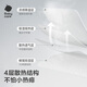 babycare children's ice silk pillow baby upgrade baby head protection antibacterial breathable machine washable spring and summer whale fountain 3055CM