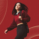 
Nike (NIKE) Women's AS W NY LUXE WAFFLE L/S CREW G sweatshirt/pull over shirt HV8466-677 M