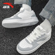 Antarctic shoes men's shoes autumn and winter new style youth classic versatile men's casual sports boys white shoes men's fog gray relaxed - trendy and versatile 42 official authentic - 24 hours fast delivery