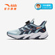 ANTA Children's Sandals Men's Big Children's Shoes 2025 Summer New Product Knob Buckle Mesh Breathable Small Warship Frame Shoes Beach Shoes Light Steel Blue/New Ink Blue-1 38