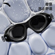 ANTA (ANTA) large-frame swimming goggles men's swimming goggles professional high-definition anti-fog waterproof women's special swimming goggles high-looking colorful black