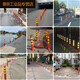 75 cm Kunststoffwarnsäule elastische Säule-Isolation Stapel-Lag-Verkehrsanlagen Roadblock-Kegel Reflexionssäule Anti-Kollisionssäule SN6189 75 cm Super Elastizitätssäule (kontinuierliche Kollision) [mit Schrauben]