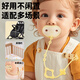 COOKSS婴儿牙胶防掉链绳子安抚奶嘴链夹子宝宝硅胶防丢链磨牙玩具两条