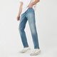 Jack Jones (Jack/Jones) 25-jährige Herren Jeans Herrenkühl und trendy Wasser waschen elastische 901 schlanke kleine Füße Jeans Frühling und sommerdünner Stil Leichtes Denim Blau C40 Cooles Gefühl 31 175 W31/L30