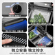 
OULIN (OULIN) [package installation] Kitchen sink large single tank waterfall washing basin integrated basin nano 304 stainless steel nano gray 80*48/induction faucet 9903G