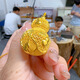 Canxian gold gourd pendant, gold-plated silver climbing gourd, filigree hollow ornaments, ancient pure gold, Fulu gift, new filigree hollow climbing gourd, weighs about 16 grams