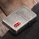 Zippo Edge легче подлинный древний серебряный серебряный резьба, драконы ходят старого керосинопродавшего мужского зодиака -подарочного подарочного дракона, ходит старый керосин [новая машина без масла] dy9902sk
