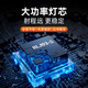 OQD头灯强光超长续航2024新款公牛超亮充电头戴式户外变焦远射夜钓鱼 无感应9900w 待机续航100小时 内