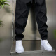 Kai Sheng Tun Kaishengdun Meng Hermano Casual Pantalones Casuales Hombres 2025 Summer NUEVO CARGA Pantalones de carga de moda Hombres Versátiles Versátiles Pantalones rectos Pantalones rectos Black Straight 32 (125-135Jin [Jin equivale a 0.5 kg])