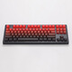 Belly spirit mk870 blackberry side engraving mechanical keyboard Bluetooth wired wireless Bluetooth customized computer game silent office [three mode] Obsidian + Hongyun head engraving KTT red axis [enjoy the silky smoothness]