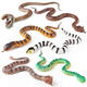 Simulación de juguete de broma infantil Modelo de animales TPR GLO Soft Mamba Snake Snake Snake Snake Viper Viper Flower Snake BY5012 Fragant Snake (material sólido TPR)