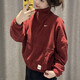 Nike (nike) veste féminine 2025 printemps CNY Snake Nouvel An Sportswear Casual Knited Halfing Sweater Pullover HV8465-677 Red Nouvel An M M