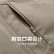 与狼共舞【三防】连帽夹克男2025春季新款防油污户外通勤休闲青年外套1009 卡其701 L (175)