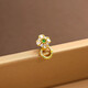 Sen uses diamond-encrusted high-end buckle head plated with 18k gold pearl necklace connecting buckle head DIY jade pendant sweater chain with gold universal buckle