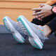 UKHK High School-Aufnahmeuntersuchung physische Test-Herrenschuhe sind leicht und schockabsorbierend super bequem. Weiß/Bentley Green 6636 Dual Network [Leichtes und schockiertes Absorbing 43