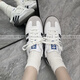 Adidas Originals Samba OG Classic versatile casual shoes White/Iron Gray/Grey official authentic white and green IH4882 36.5