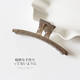 New style, simple and stylish, large, single-line clip, temperament, back of head, jelly color, shark clip, gray