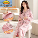 G.Duckkids Camisilla para mujeres embarazadas Cotton Pure Spring y otoño Pajamas Postparto Postparto Continencia de confinamiento para la sala de parto para el parto AM11932 M
