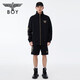 BOY LONDON【黑执事】春24新品男女同款黑色潮酷针织外套N12801 黑色 XS