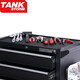 TANKSTORM Tool Box Drawer Type Mobile Tool Cabinet Tool Trolley Auto Repair Car Maintenance Car Parts Cart TZ35H Black 1.0MM Box No Specifications