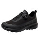 Shukaren Herrenschuhe 2025 Frühling Dicker Sohle rotierender Knopf Sport trendige Schuhe für Herrenbergsteiger Daddy Schuhe Winter plus Samt Outdoor Weiche Sohle L3527 Schwarz plus Samt 38 Lederschuhe Größe