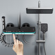 Jomow Smart Shower Set complet Ensemble complet de corps en cuivre Affichage numérique Température constante avec des touches de piano à la maison Ambie Ambie
