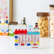 [Schulsaison] DIY -Cartoon -Bausteine ​​Perpetual Kalender Kalender kreativer Kinder für Erwachsene Spielzeugkalender Kalender Geschenk Rennfahrer Kalender Bausteine