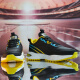 Jordan Grand Summer Men's Shoes Zapatos de gran tamaño Casta Anti-Slip Shoes 46 Air Cushion 47 Sports impermeables de cuero impermeables Sports Running Black and Yellow 9737 41