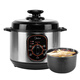 Minea Electric Schnellkochtopf 5L große Kapazität Haushalt Multifunktions-Reiskocher Schwarzer Kristall Nicht-Stick-Doppel-Kollekte Innere Pot One-Click Juice Collection Termin Smart Electric Schnellkochtopf YL50M1-702 Lila 5L Smart Model-Double-Gallenblase