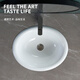 Taichung basin semi-embedded ceramic wash basin oval round above counter basin wash basin under counter basin wash basin 17 inch oval free water + glue