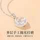 China Gold S925 Silver Phoenix Peace Buckle Necklace Women's 2025 New Clavicle Chain Pendant Practical Birthday Gift for Girlfriend Romantic Rose Gift Box *Shipping from Yakura* Same Day/Next Day Delivery