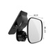 Gongma car baby viewing mirror car child safety seat rearview mirror with auxiliary mirror reverse blind spot mirror baby viewing mirror sun visor clip type