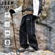 JEEP SPIRIT Jeep pants men's autumn and winter workwear casual pants men's loose straight assault sports trendy mountaineering trousers