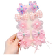 Beiyipin Prinzessin Girls Bug Kopfschmuck Kinder gebrochenes Haar Pin Kleidung Haarzubehör Baby Blumen BB Clip Girls Bangs Haarkarte