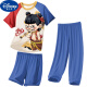 Disney Children's Pyjamas Little Boy Modal Dünner Sommerjunge mittel und große Kinder dreiteilige Heimkleidung Nezha Frühling und Sommer 1m-ST-12353 170 14 Größen (130-140) cm
