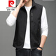 Pierre Cardin Spring et automne Nouveau gilet mince gilet décontracté pour hommes gilet extérieur gilet à cheval d'âge moyen