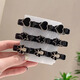 Senqi Lazy Doppelschichtbongs geflochtenes Haarclip 2025 Neues Stil gebrochener Haare Stirn-Clip-Rand-Haarkarte für Frauen C3Y801 Populäres Haarclip 3-teiliger Set