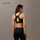 Calvin Klein运动25春夏新款女士无钢圈高度支撑可卸垫瑜伽美背文胸GWS5K123 UB1-太空黑 XS
