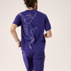 始祖鸟（ARC'TERYX）男士Cormac ARC'BIRD 速干短袖T恤 X9721 黑灰色Black Heather 2XL