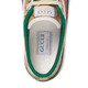 Zapatos para mujeres de Gucci (Gucci), logotipo retro de moda zapatos deportivos versátiles casuales de impresión, regalo de San Valentín chino, marrón 606110 HVK20 9766 35