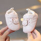 G. DUCKKIDS baby toddlers spring and autumn style soft sole newborn sewing shoes for boys' shoes cute Velcro girls' shoes C23 single shoes beige size 10.5cm 14