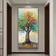 Shunjixiangli arbre arbre entrée peinture décorative version verticale moderne couloir luxueux moderne et allée peinture de peinture de salon atmosphérique haut de gamme peinture murale JD13691 80 * 160.