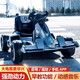 Liuhui Kinderkart 3-6 Jahre alte Babys können auf elektrischer Spielzeugauto-Fernbedienung 7 Jungen und Mädchen 8 Allrad-Driftauto 9 Weiß [Single Drive] 6v4 Batterie sitzen