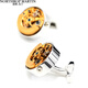 
North Martin 25 spring and summer high-end light luxury style cufflinks for men luxury French shirt cuffs retro style mechanical sleeve hoop gift