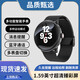 
New WATCH smart watch, high-definition round screen custom wallpaper, heart rate sleep monitoring, electronic exercise step count, simple wind black steel [sports trend-features explosive]