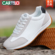 Zapatos para hombres de cartelo primavera Nuevos zapatos casuales transpirables y a prueba de olores de moda de moda y versátiles de lienzo para hombres sin deslizamiento para hombres AW9906 Azul 42 Tamaño pequeño/tamaño único